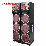 اسپیکر دوقلو ایستاده خانگی مکسیدر/MAXEEDER (سه ساب ۱۰ چراغ دار) مدل TN 103