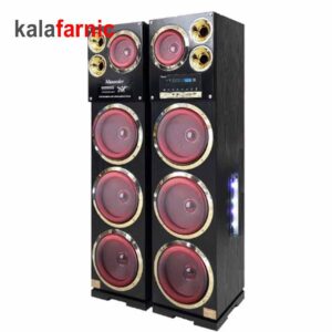 اسپیکر دوقلو ایستاده خانگی مکسیدر/MAXEEDER (سه ساب ۱۰ چراغ دار) مدل TN 103