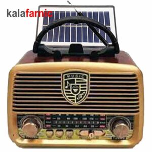 رادیو بلوتوثی گولون/GOLON مدل RX-BT1110S (سولار دار)