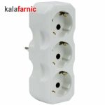 سه راهی برق بدون سیم ارت دار تیراژه/TIRAJEH مدل تاپ
