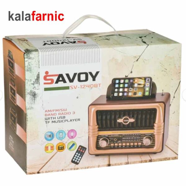 رادیو بلوتوثی ساووی/SAVOY مدل SV-1240BT - Image 5