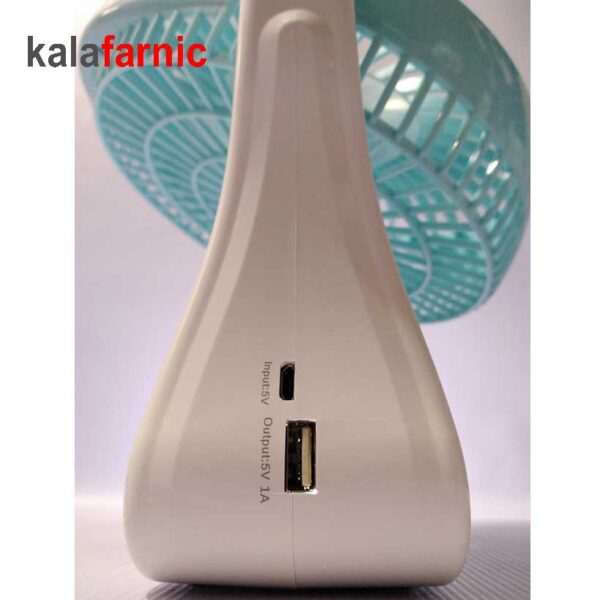 پنکه شارژی رومیزی ویداسی/WEIDASI مدل WD-202 - Image 8