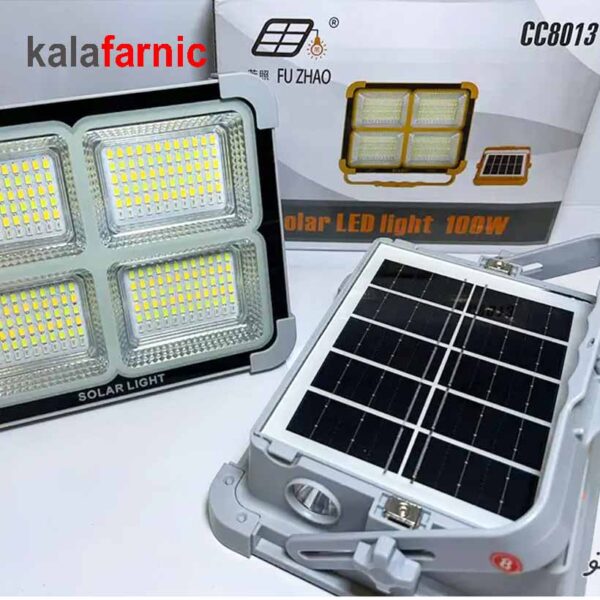 چراغ پروژکتور خورشیدی شارژی(۱۰۰ وات)فوژاو/fuzhao مدل CC8013 - Image 3